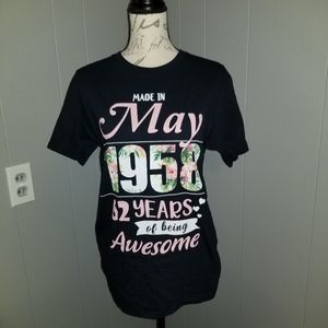 New short sleeve May 1958 T-shirt